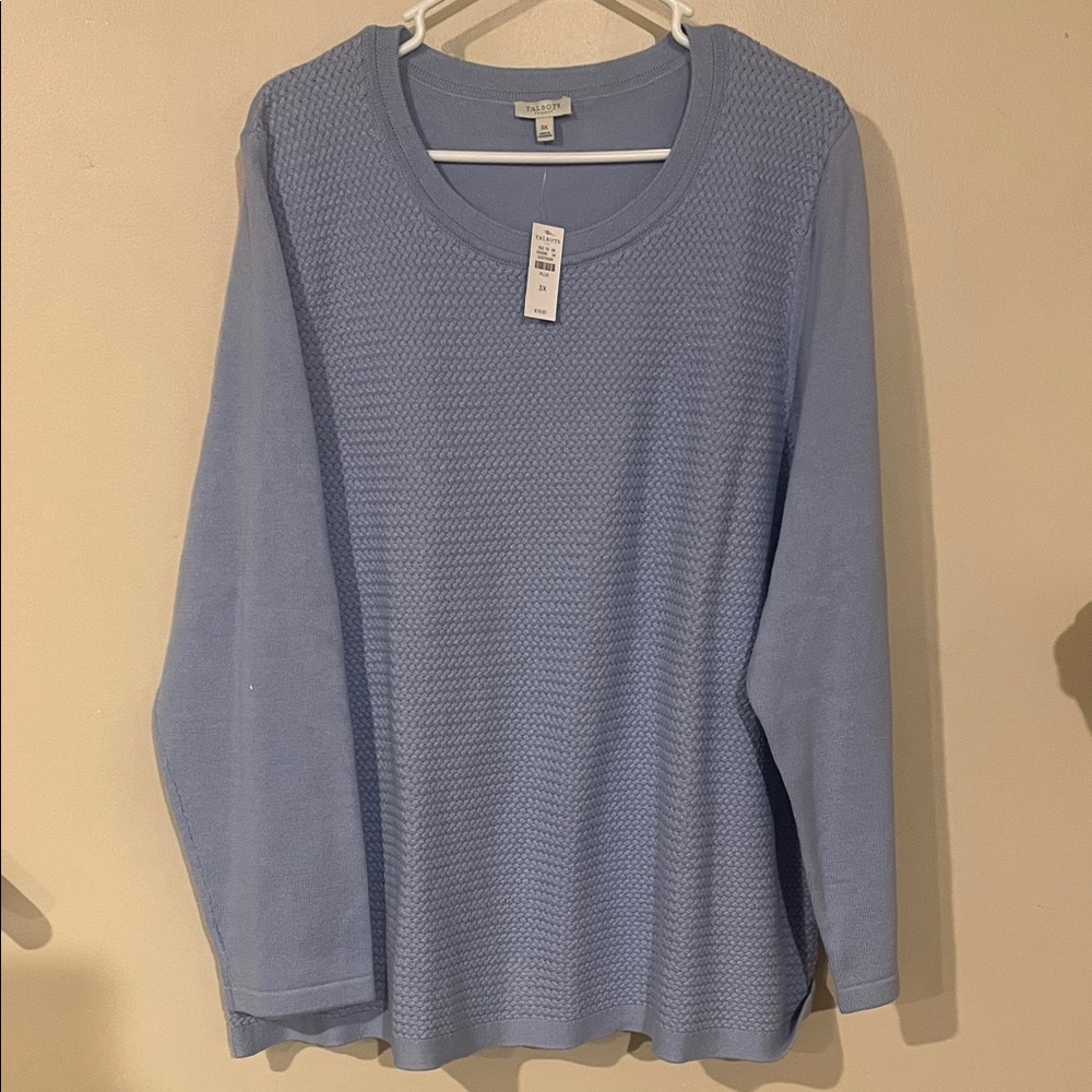 Talbots Light Blue Crewneck Sweater